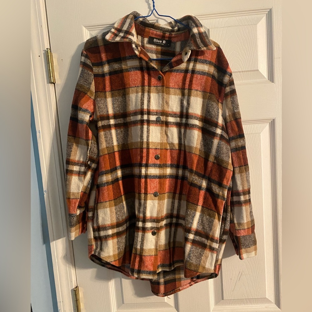 Blue B collection, buttoned coat, Small, never worn